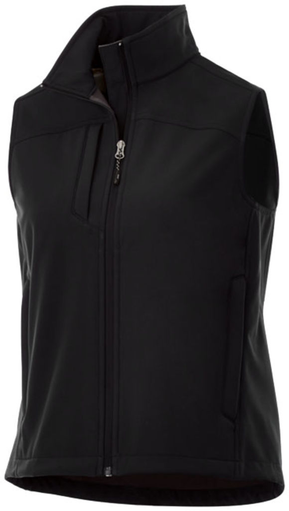 Жилет жіночий Stinson софтшелл, колір суцільний чорний  розмір XS