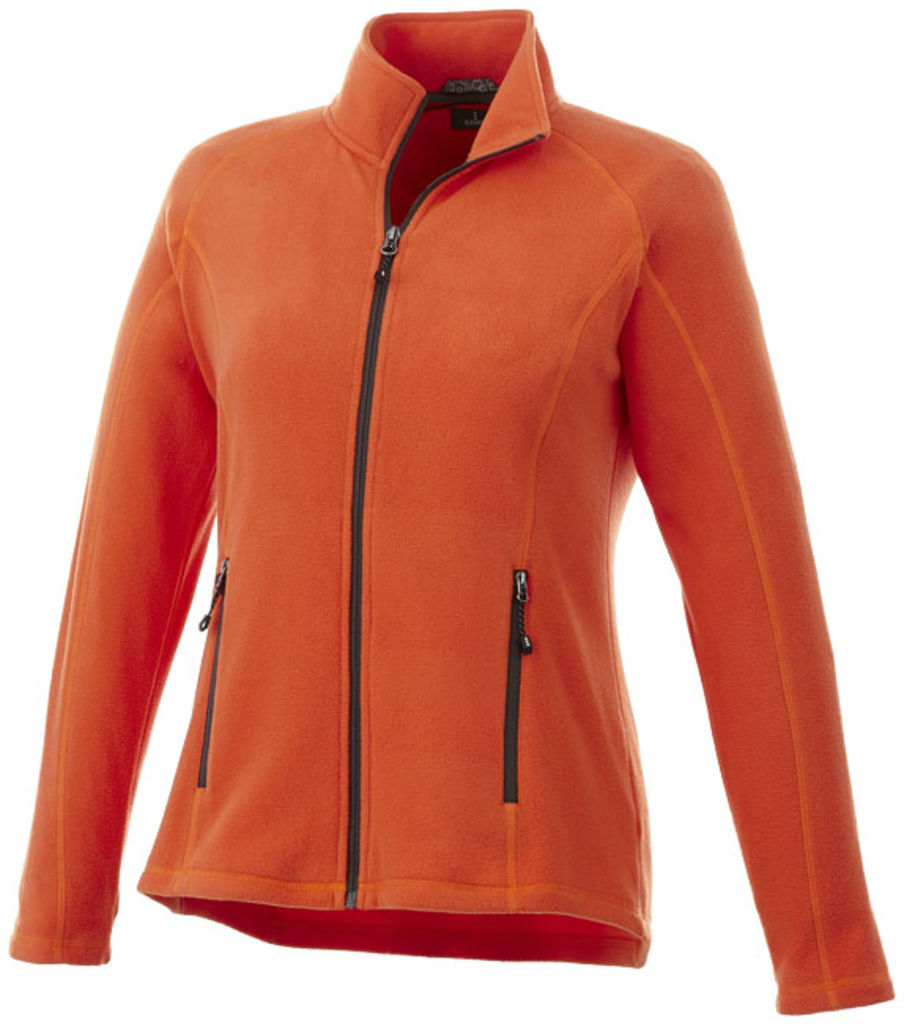 Куртка жіноча фліс Rixford на блискавці, колір оранжевий  розмір XS