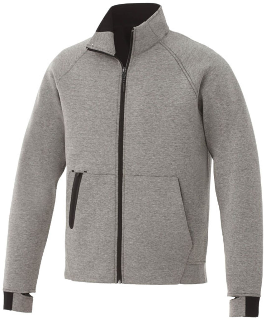Трикотажна куртка Notch, колір яскравий сірий  розмір XL
