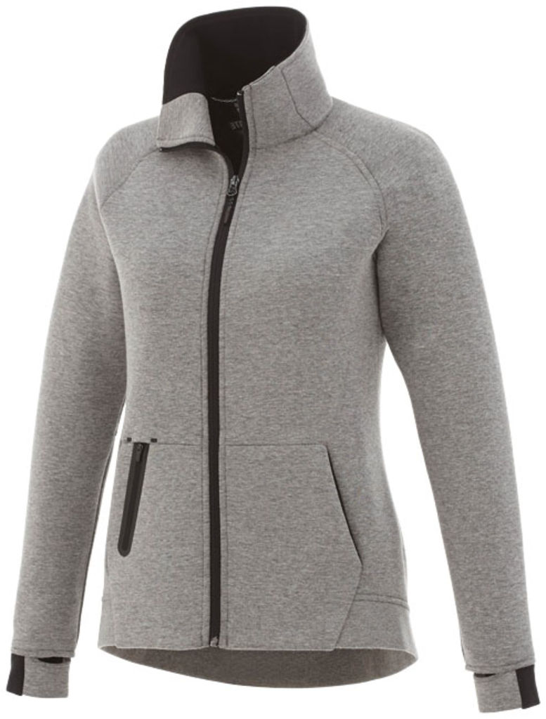 Трикотажная куртка Notch женская, цвет серый яркий  размер XS