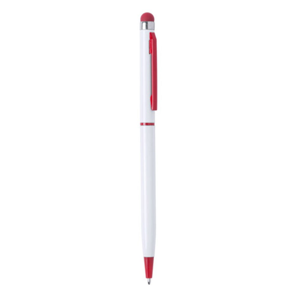 Ручка-стилус кулькова Duser, колір червоний