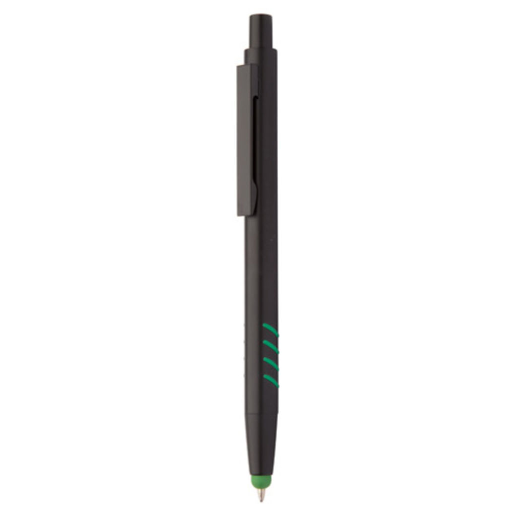 Ручка-стилус шариковая   Crovy, цвет зеленый