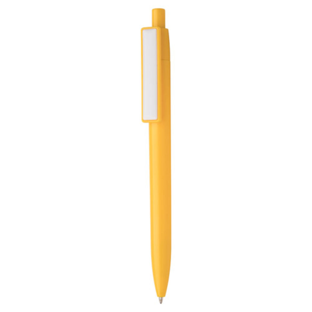 Ручка кулькова Duomo, колір жовтий