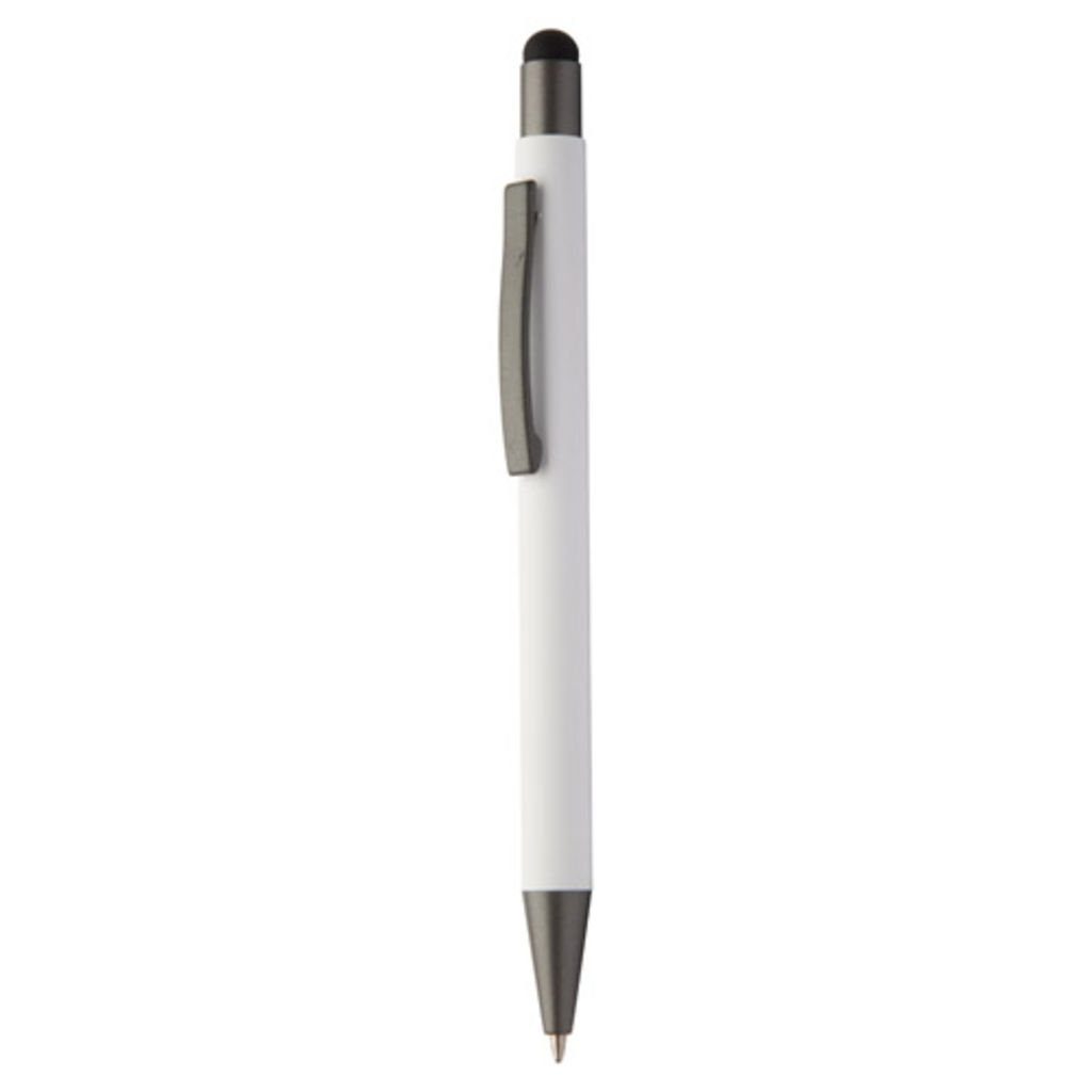 Ручка-стилус кулькова Hevea, колір білий