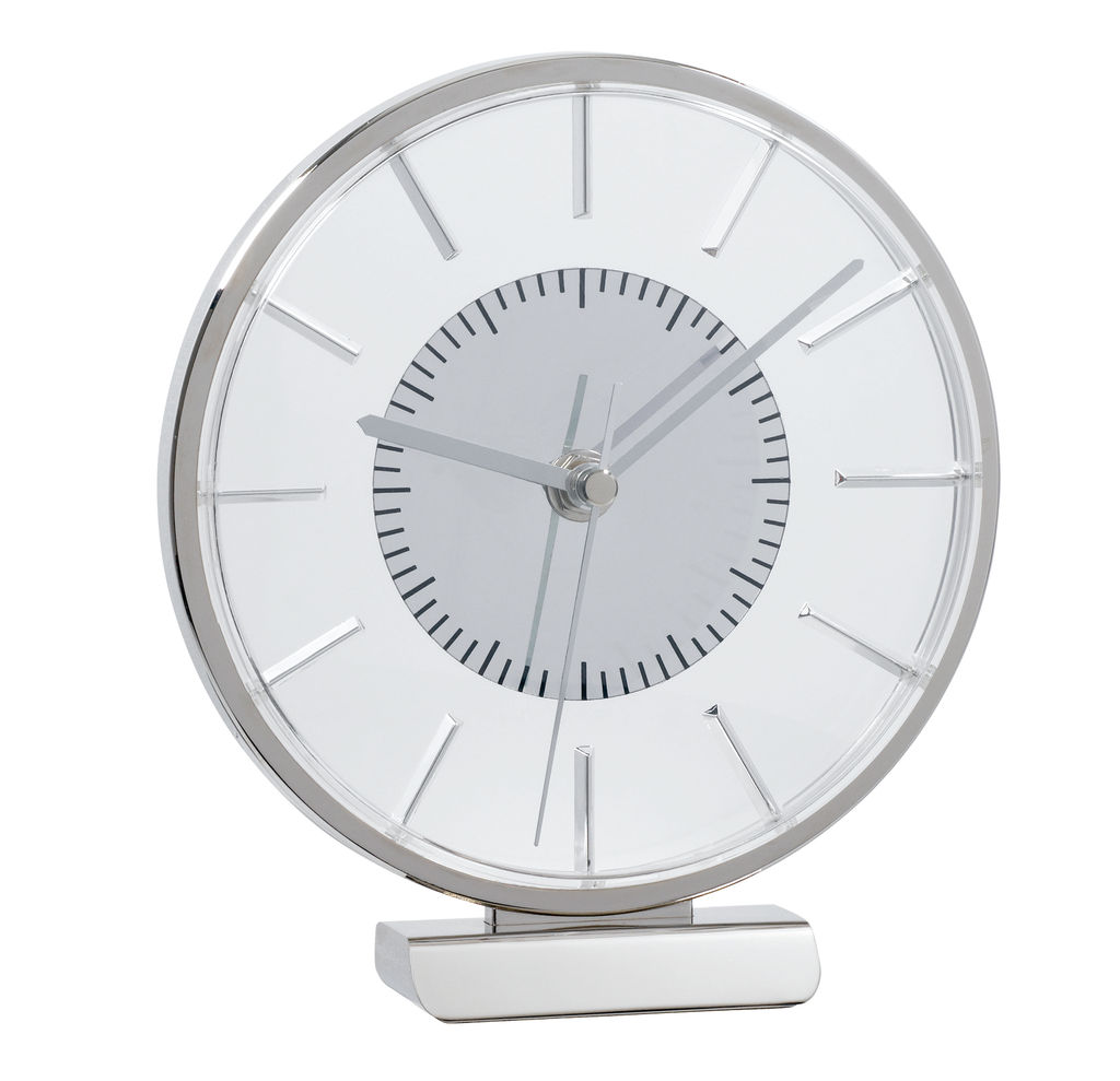 Годинник настільний AALBORG, колір сріблястий