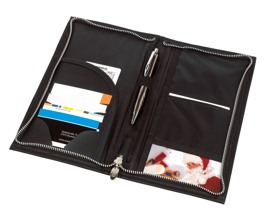 Бумажник туристический HALMSTAD, цвет чёрный
