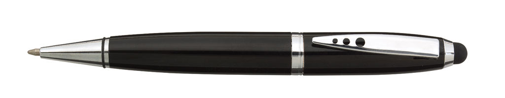 Ручка из нержавеющей стали TOUCH DOWN, цвет чёрный, серебристый