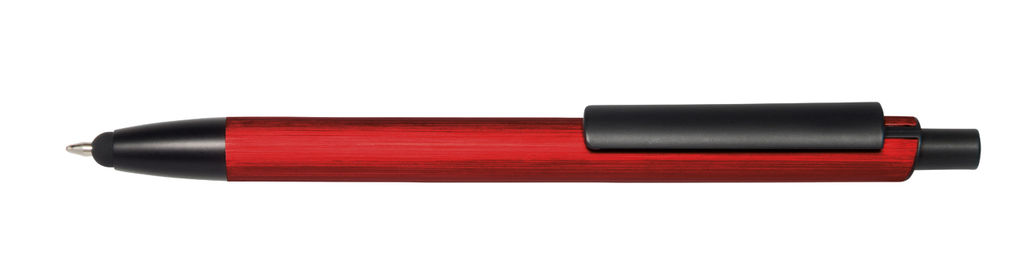 Ручка GENEVA, колір червоний, чорний