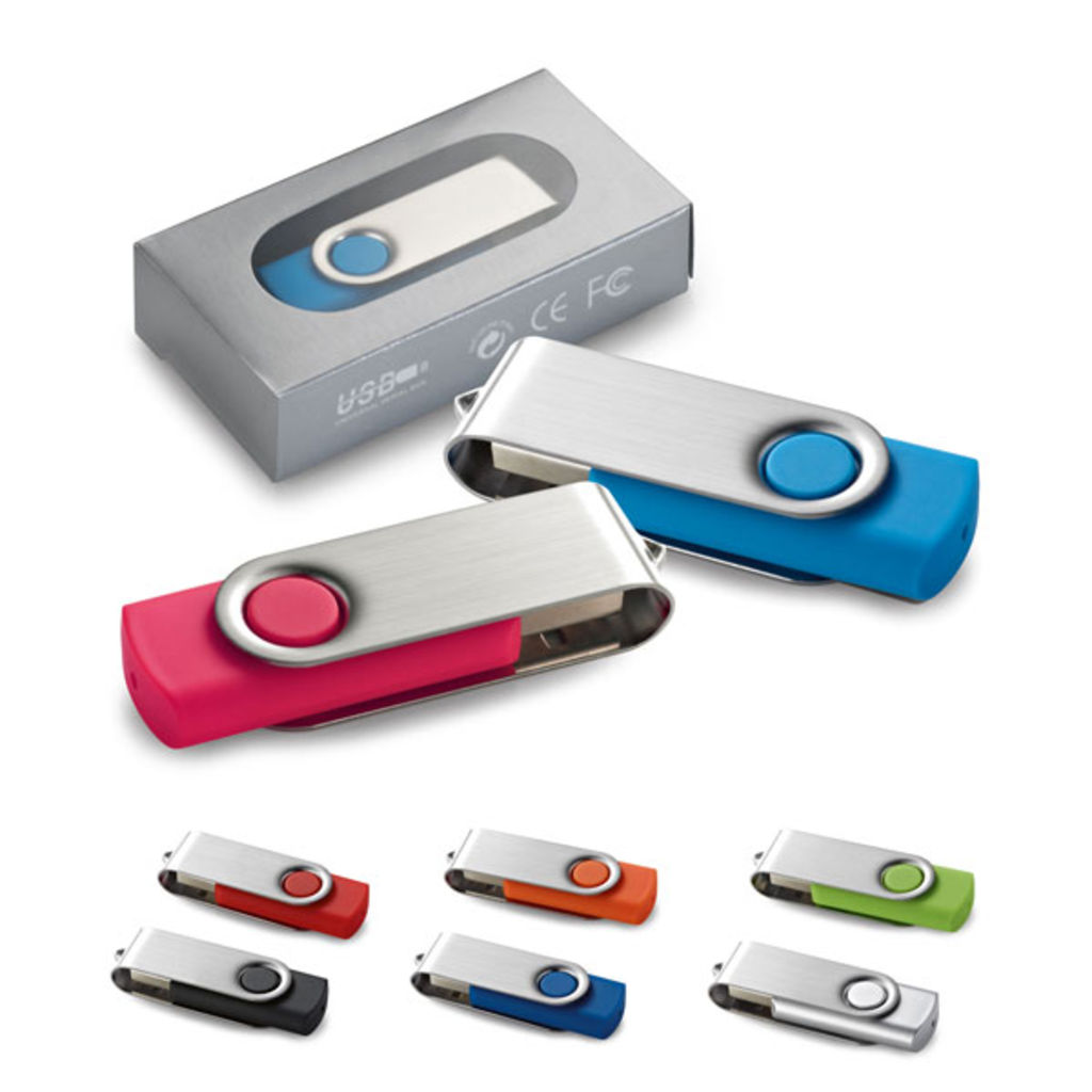 Флешка 4GB, колір світло-зелений - 97531.22_4GB- Фото №3