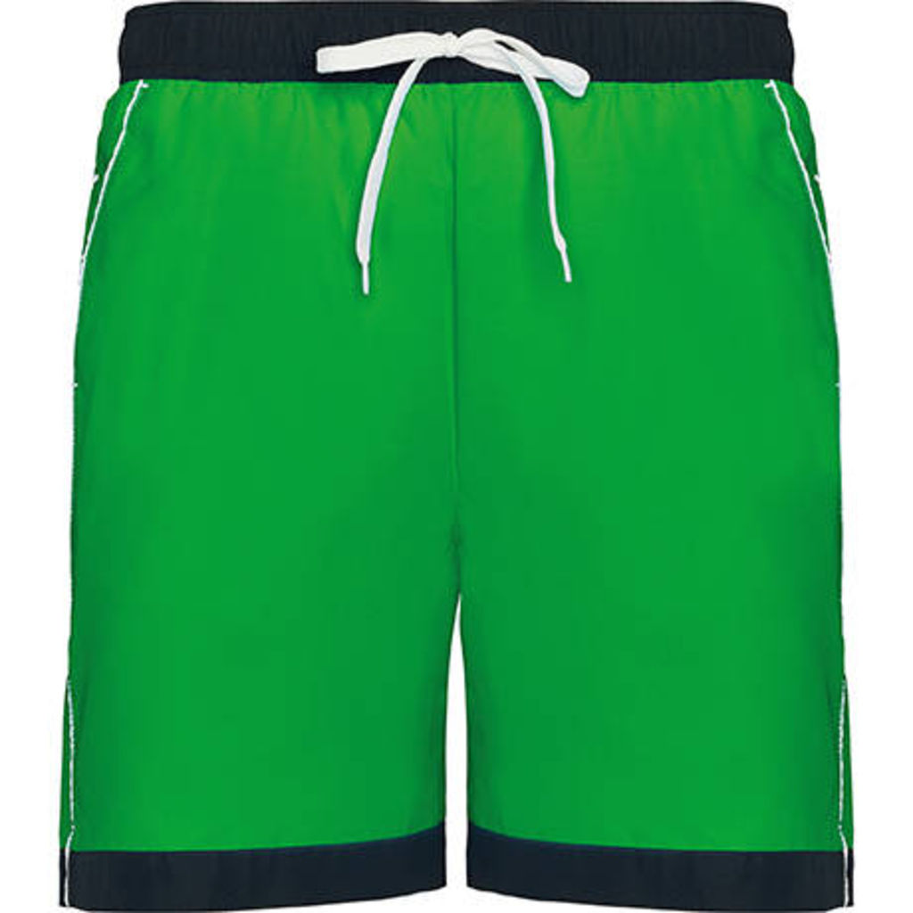 Довгій купальник, колір яскраво-зелений, темно-синій  розмір XL