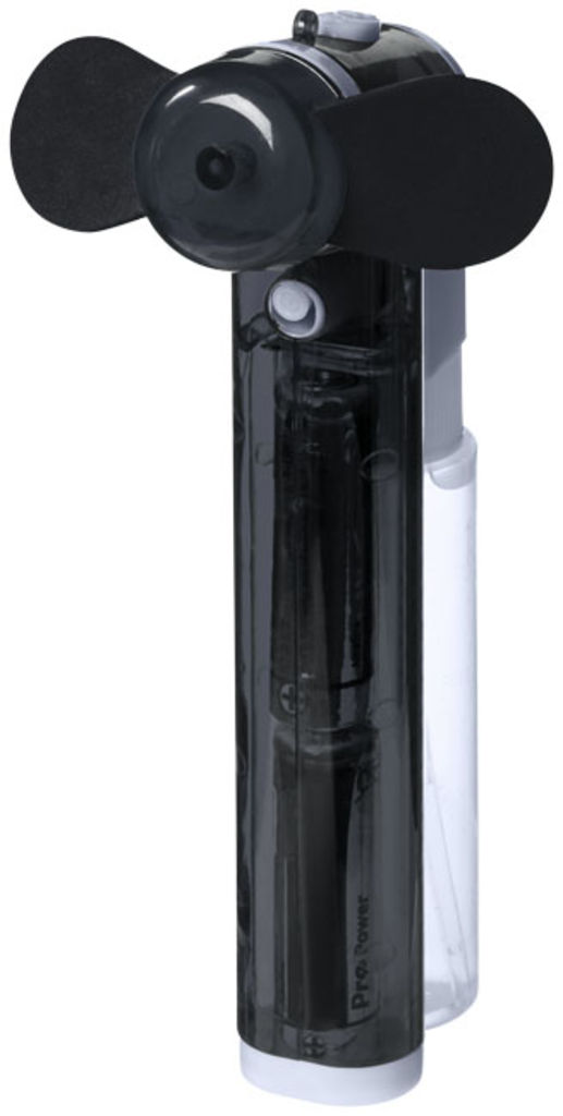 Кишеньковий водяний вентилятор Fiji, колір суцільний чорний