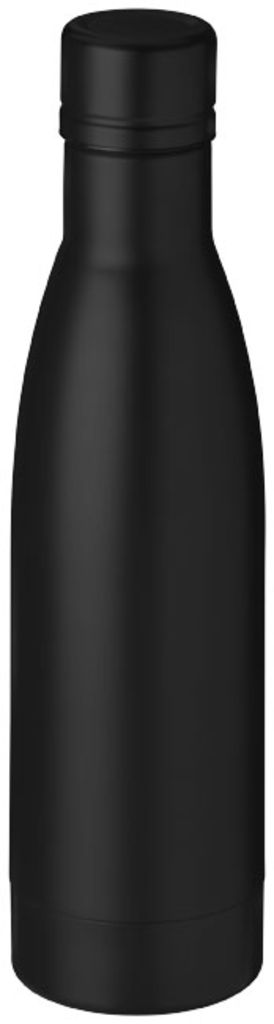 Вакуумная бутылка Vasa c медной изоляцией, цвет сплошной черный