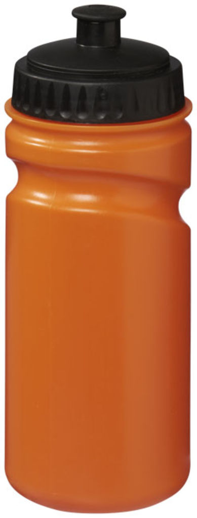 Бутылка спортивная Easy Squeezy, цвет оранжевый, сплошной черный