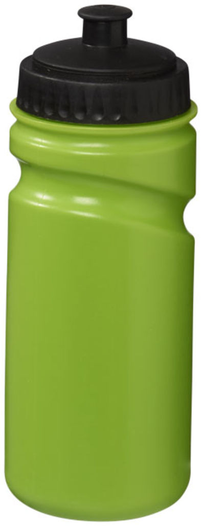 Пляшка спортивна Easy Squeezy , колір зелений, суцільний чорний