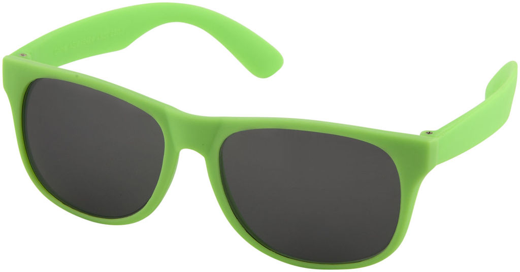 Солнцезащитные очки Retro - сплошные, цвет лайм