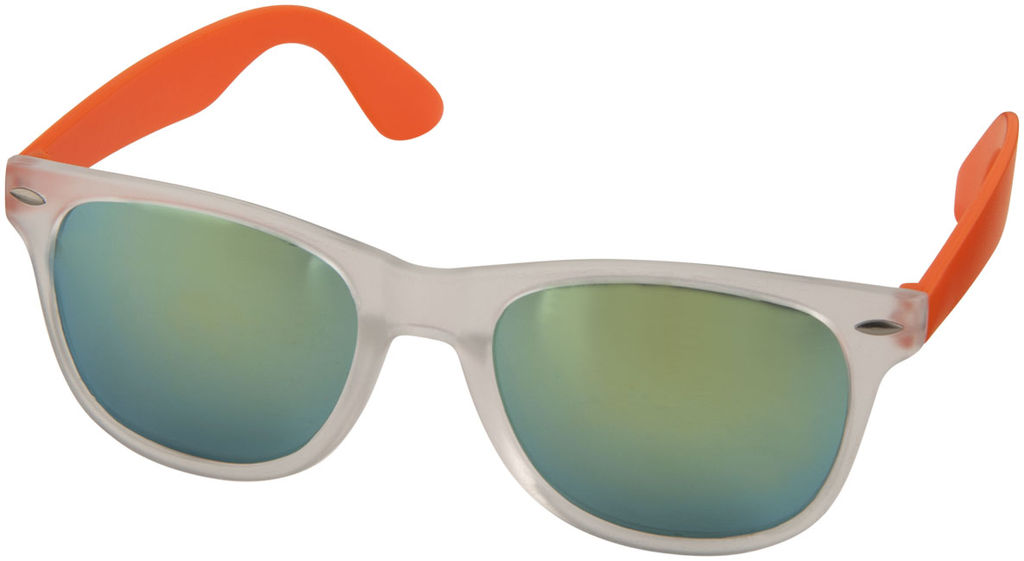Сонцезахисні окуляри Sun Ray - дзеркальні, колір оранжевий