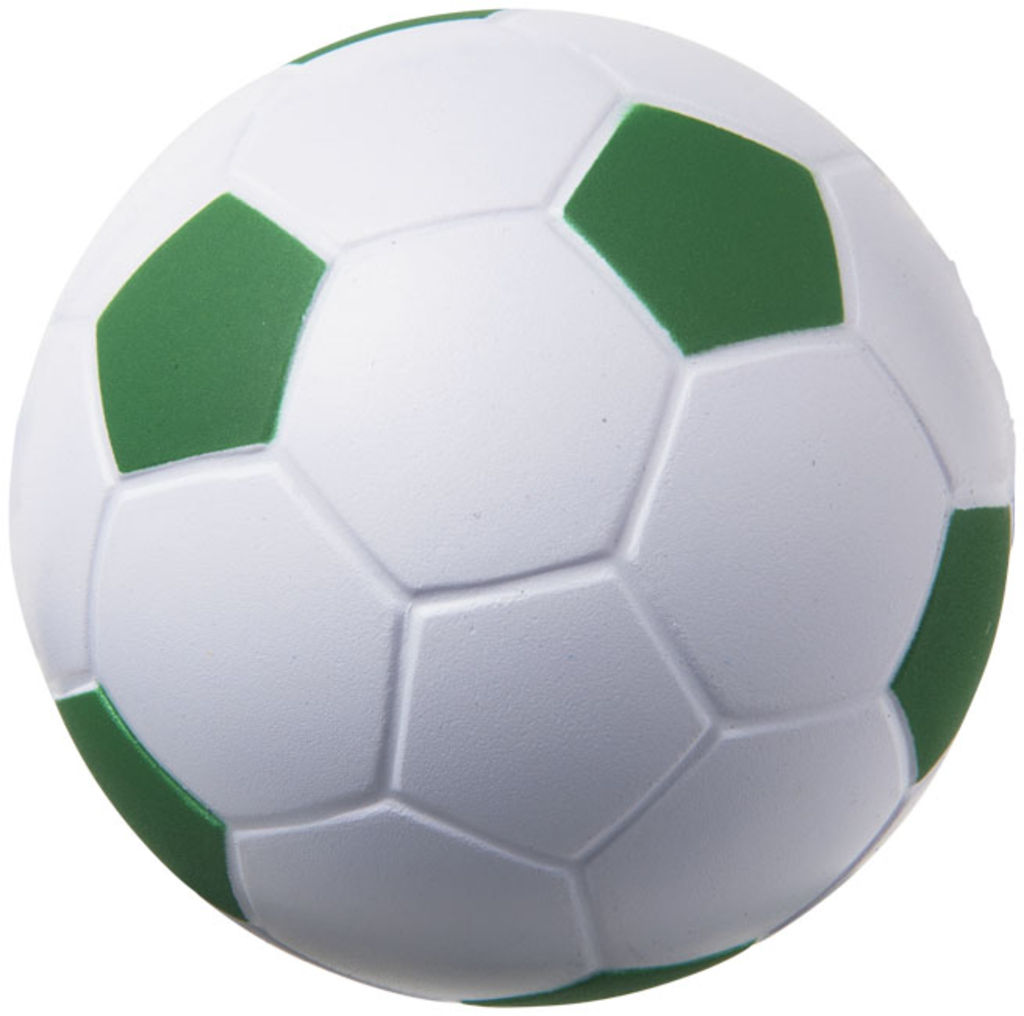 Антистресс в форме футбольного мяча, цвет белый, зеленый