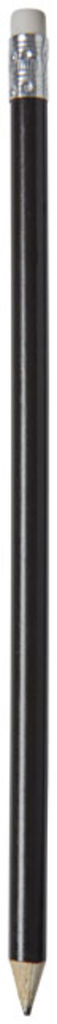 Олівець Alegra з кольоровим корпусом., колір суцільний чорний