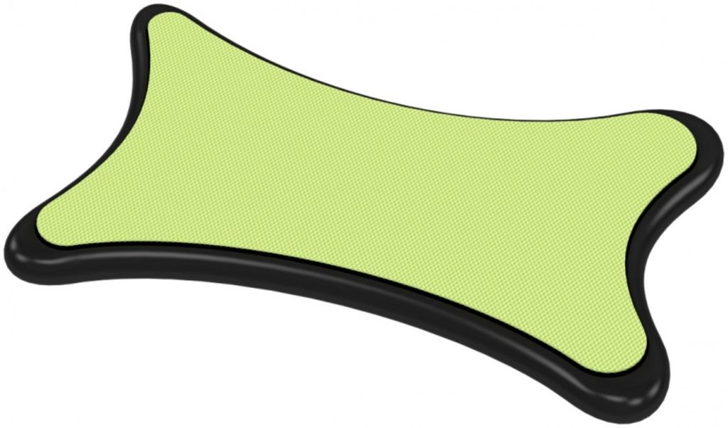 Стилус - салфетка для экранов Gumbite, цвет зеленый