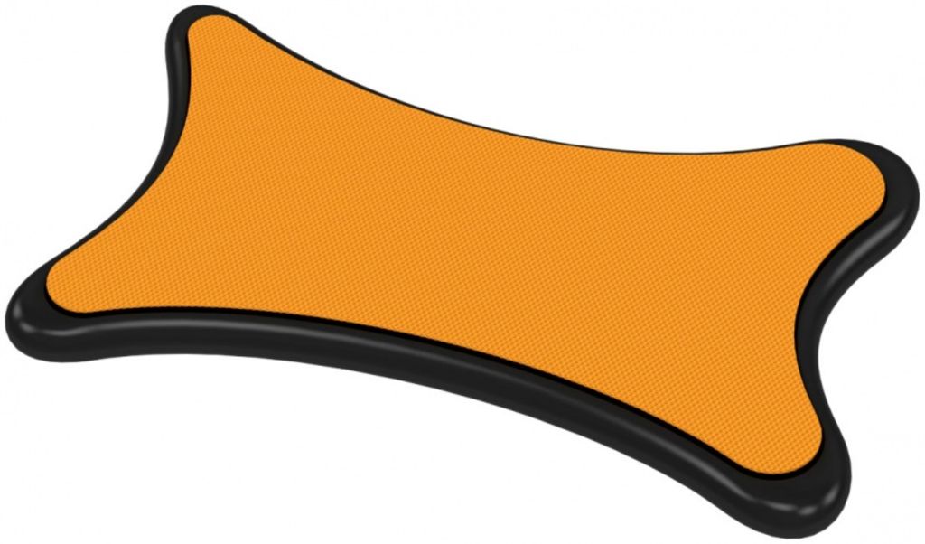 Стилус - салфетка для экранов Gumbite, цвет оранжевый
