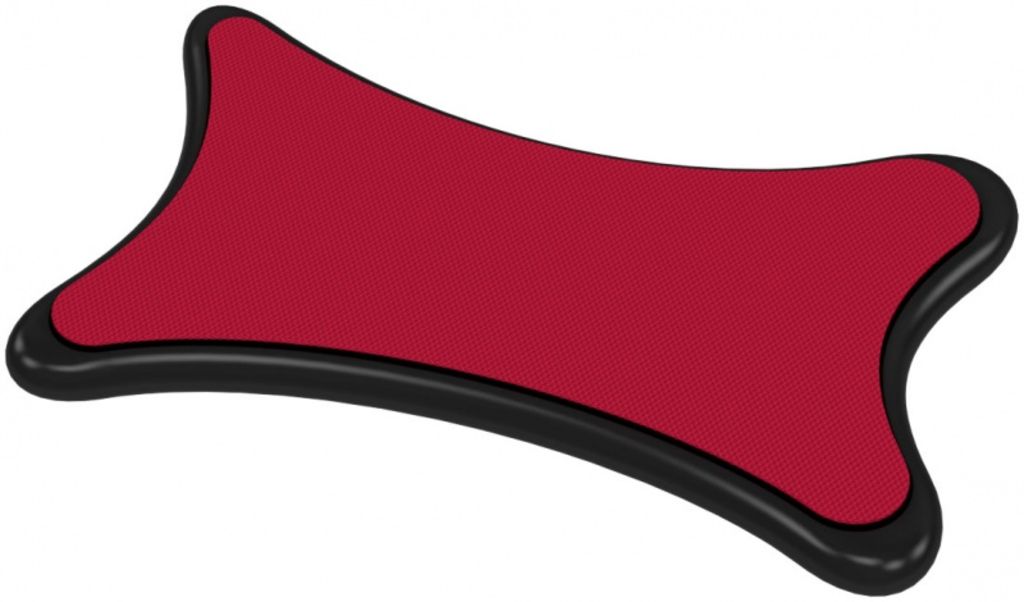 Стилус - серветка для екранів Gumbite, колір червоний