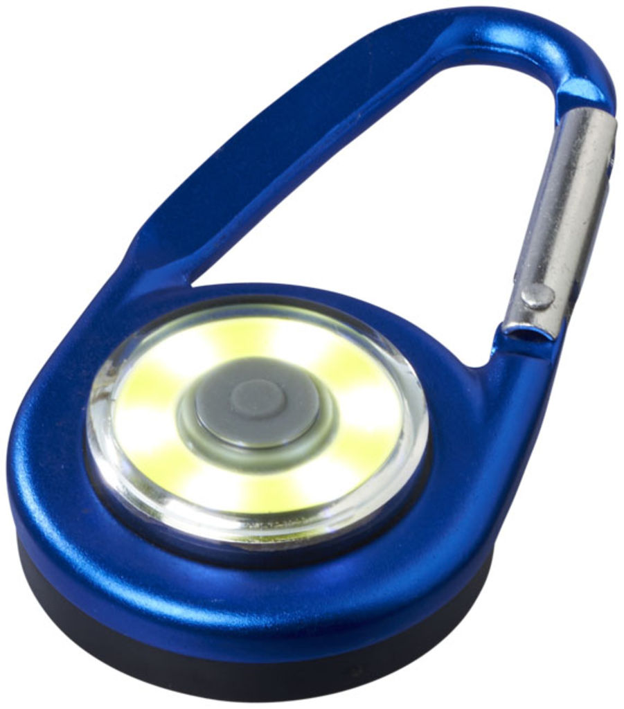 Ліхтарик з карабіном The Eye, колір яскраво-синій