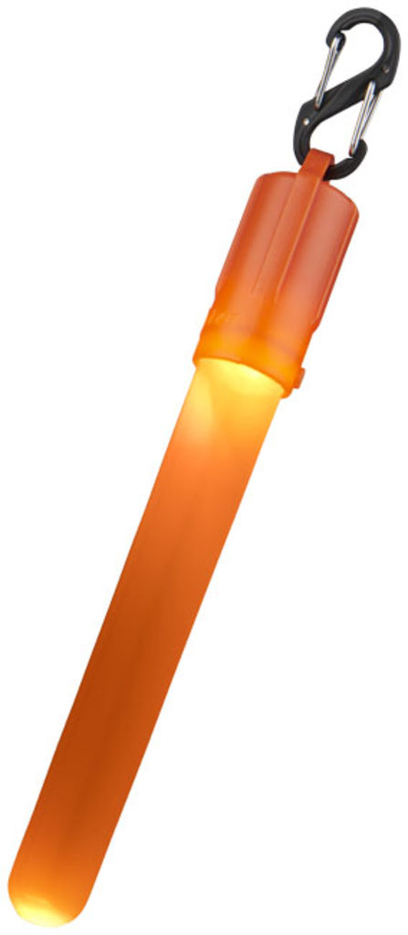 Фонарь Fluo с клипом, цвет оранжевый