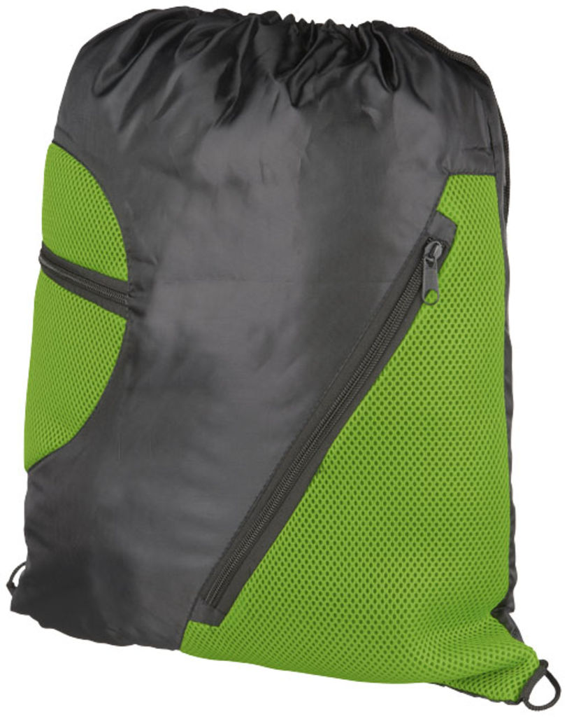 Спортивный рюкзак из сетки на молнии, цвет лайм
