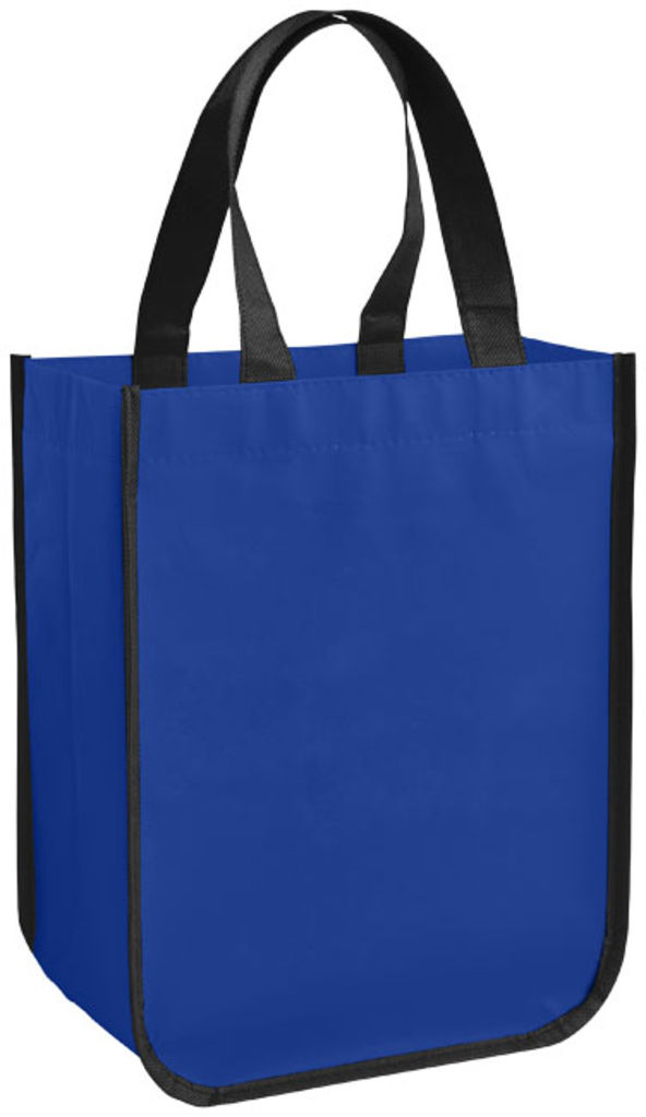 Маленька ламінована сумка для покупок, колір яскраво-синій