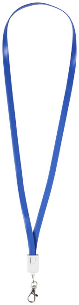 Зарядный кабель-клип 2 в 1, цвет ярко-синий