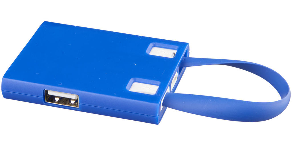 Хаб USB , колір яскраво-синій