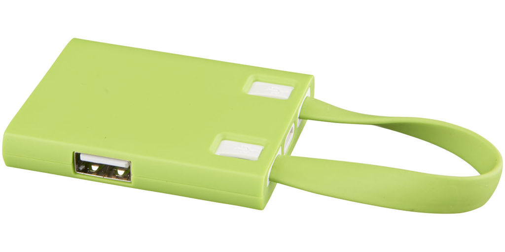 Хаб USB , колір лайм