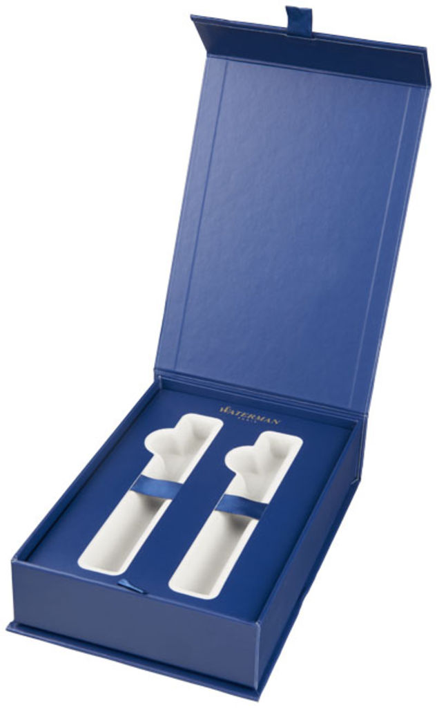 Подарункова коробка для двох ручок, колір синій