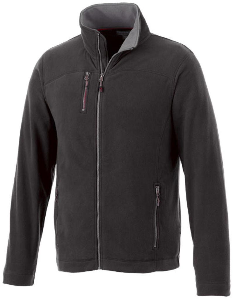 Мікрофлісова куртка Pitch, колір суцільний чорний  розмір XS