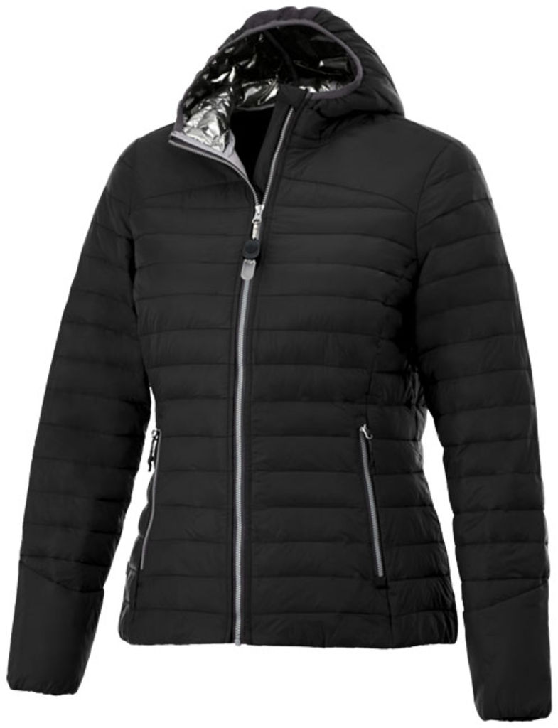 Жіноча утеплена куртка Silverton, колір суцільний чорний  розмір XS