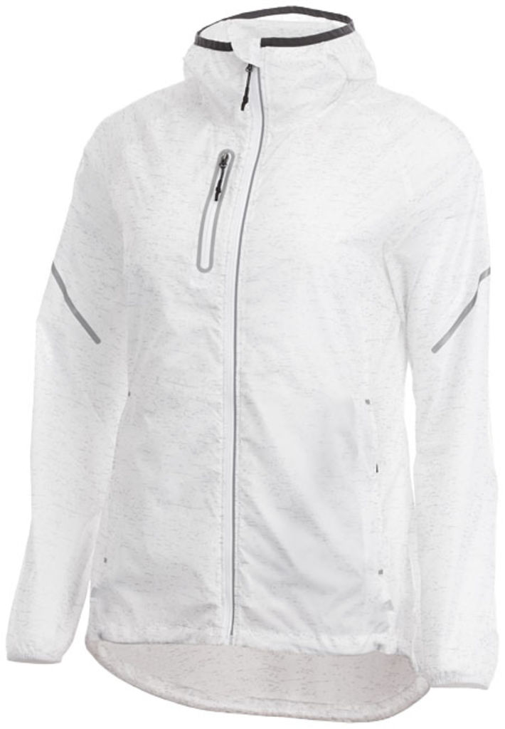 Женская светоотражающая складная куртка Signal, цвет белый  размер XS