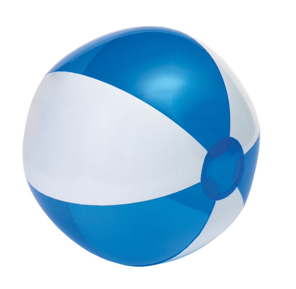 Мяч пляжный OCEAN, цвет прозрачный синий, белый