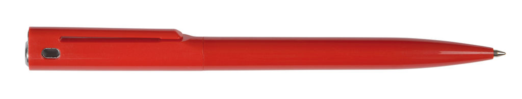 Ручка шариковая VERMONT, цвет красный, серебристый