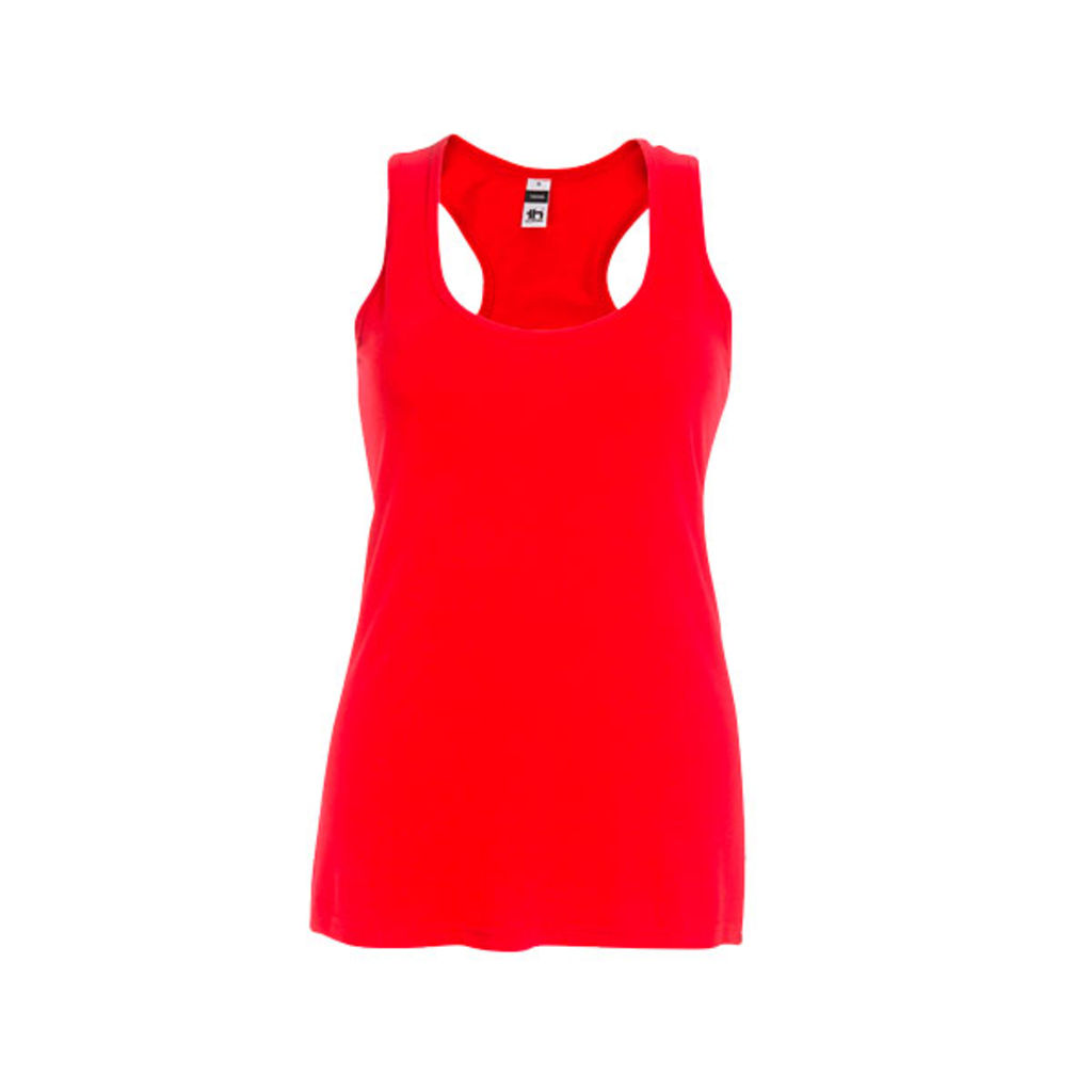 TIRANA. Женская футболка безрукавка, цвет красный  размер S