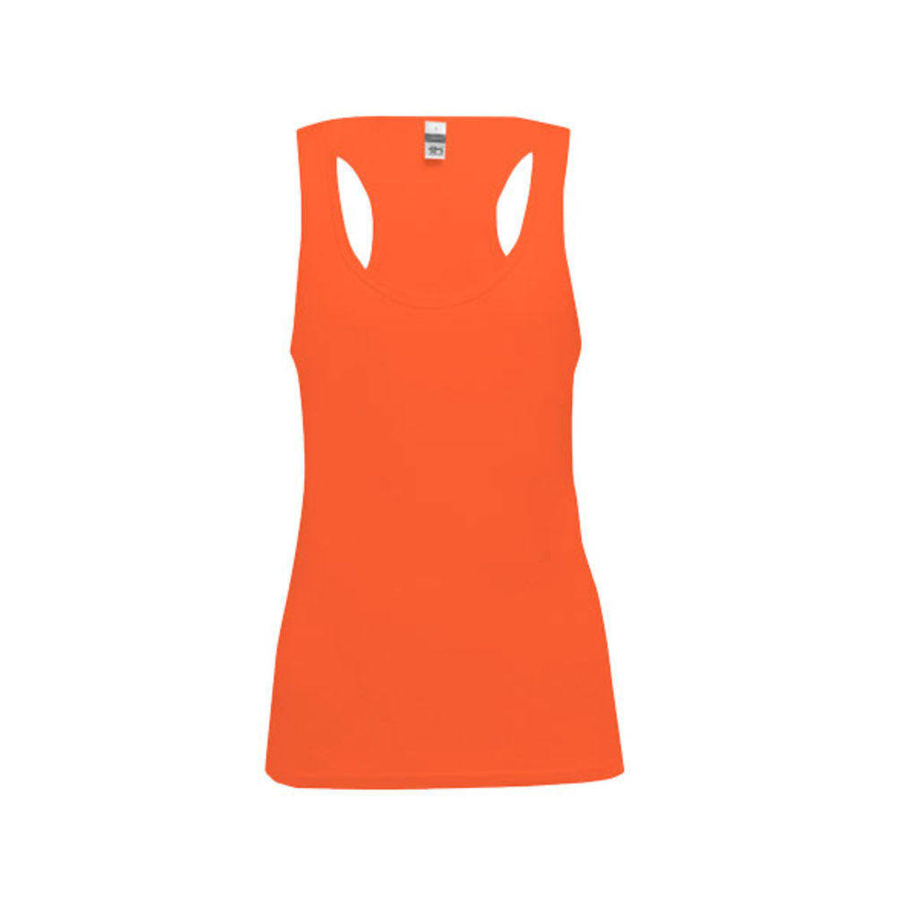 TIRANA. Женская футболка безрукавка, цвет коралловый  размер S