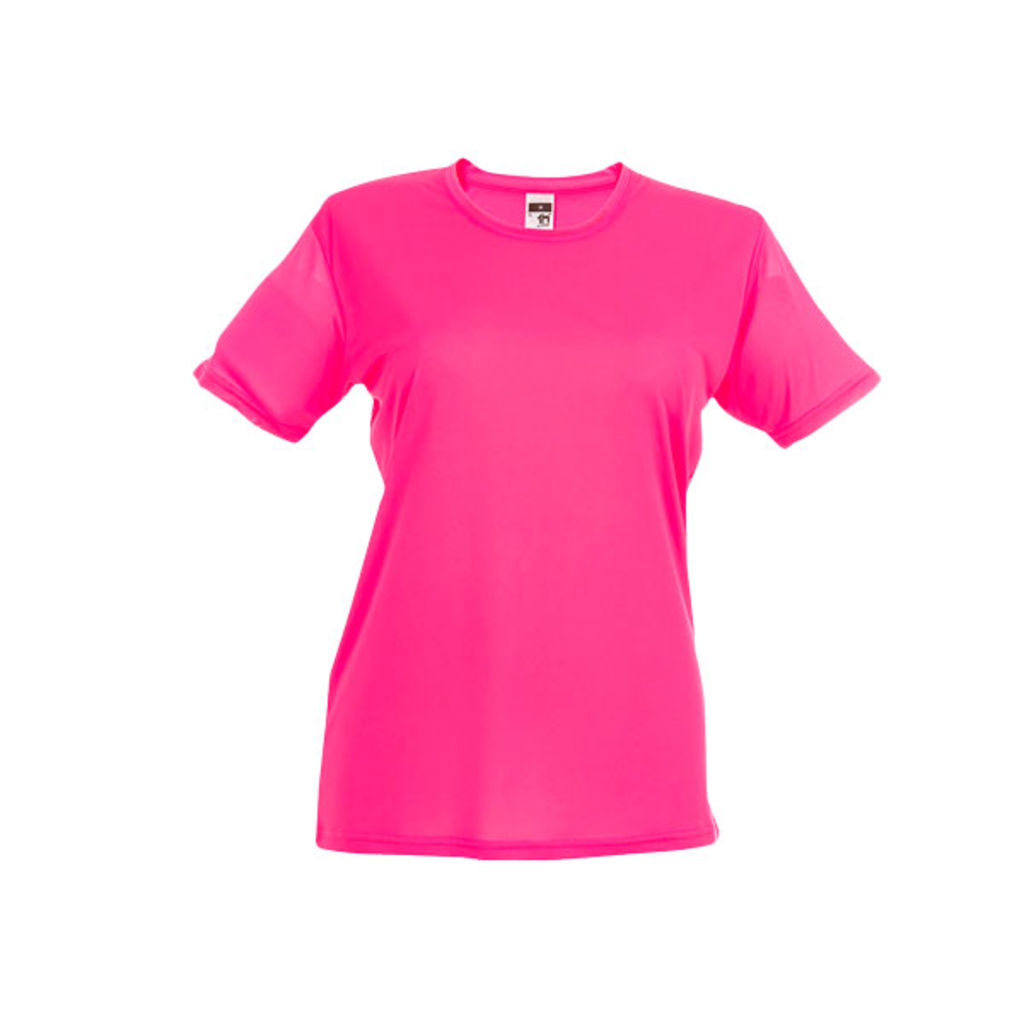 THC NICOSIA WOMEN. Жіноча спортивна футболка, колір рожевий гексахром  розмір S
