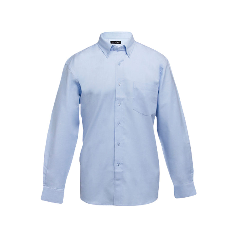 TOKYO. Мужская рубашка oxford, цвет голубой  размер L