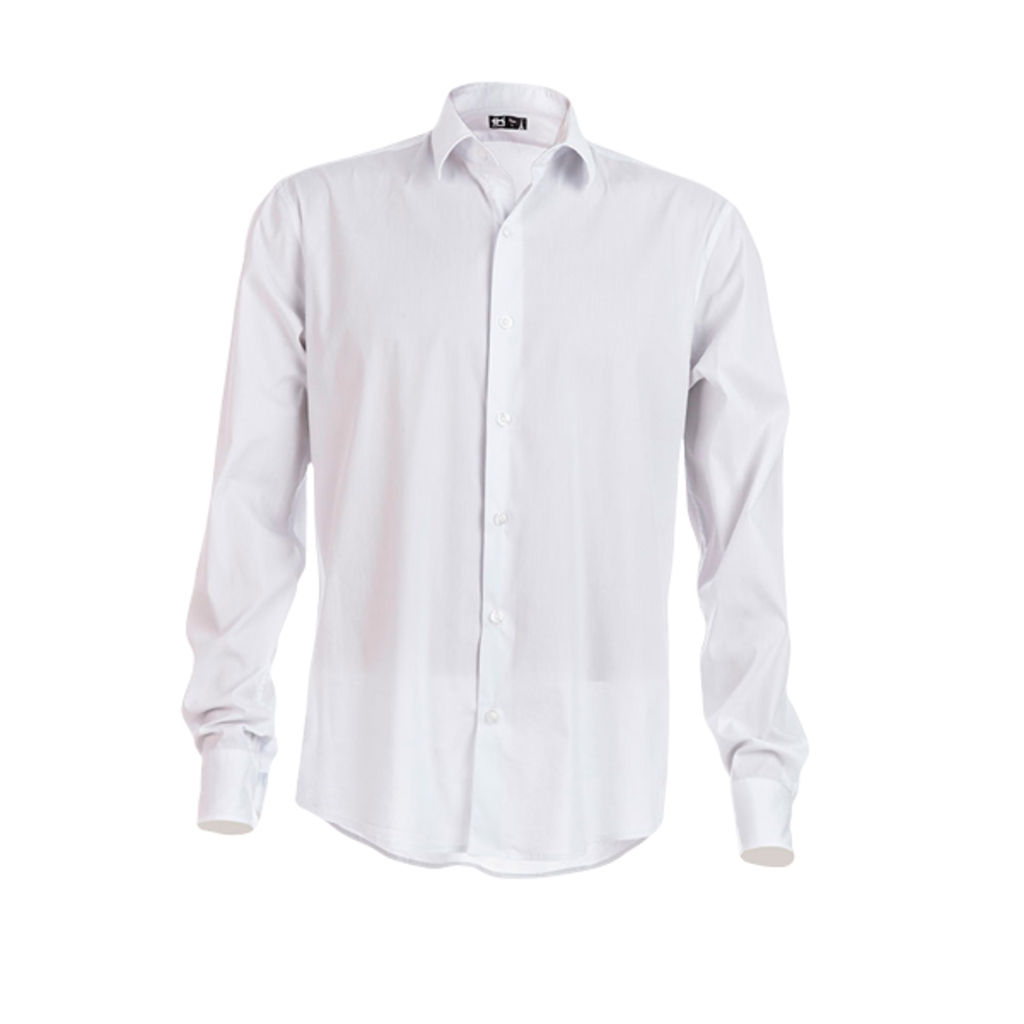 PARIS. Мужская рубашка popeline, цвет белый  размер XL