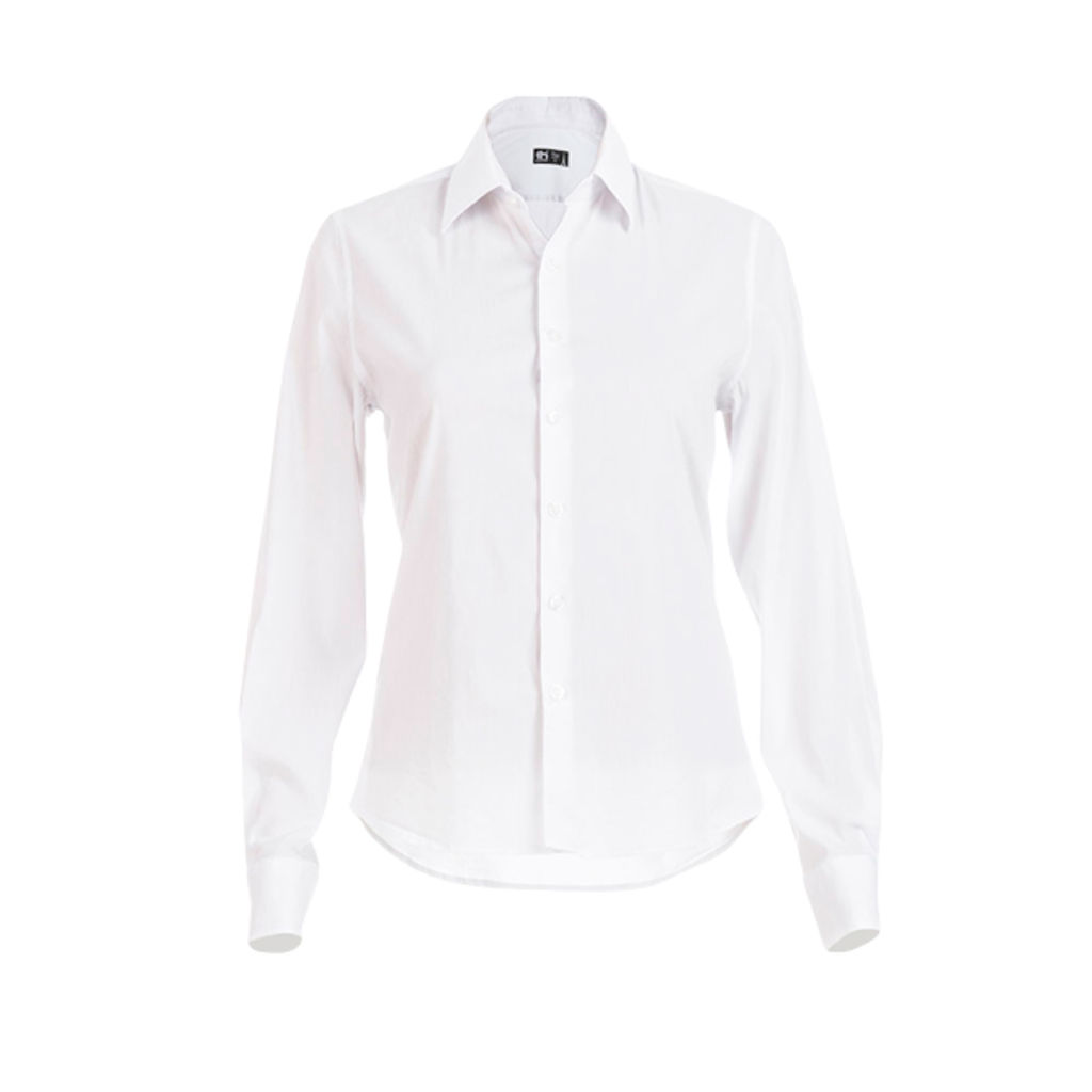 PARIS WOMEN. Женская рубашка popeline, цвет белый  размер L