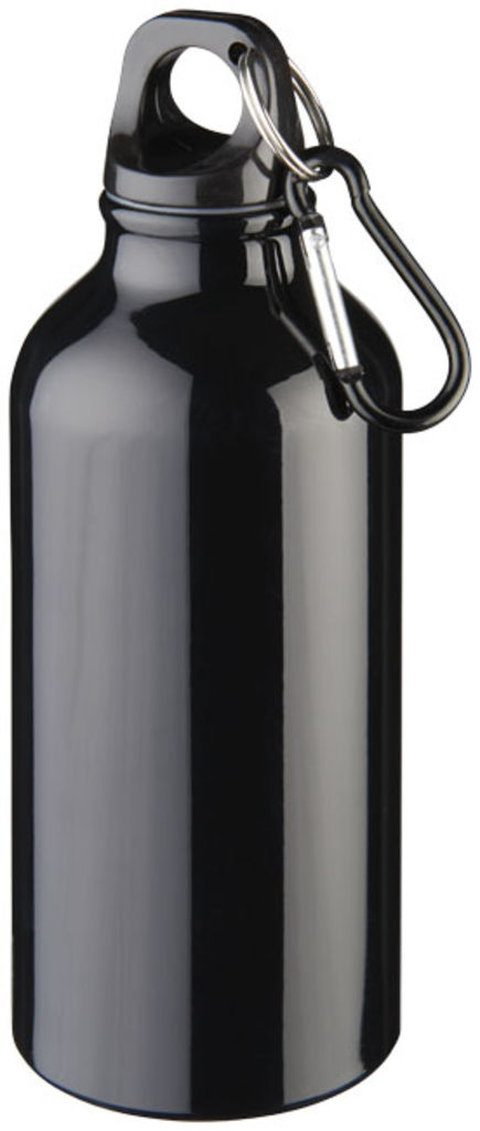 Пляшка для пиття Oregon з карабіном, колір суцільний чорний