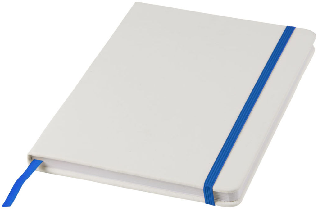 Блокнот Spectrum А5, колір білий, яскраво-синій