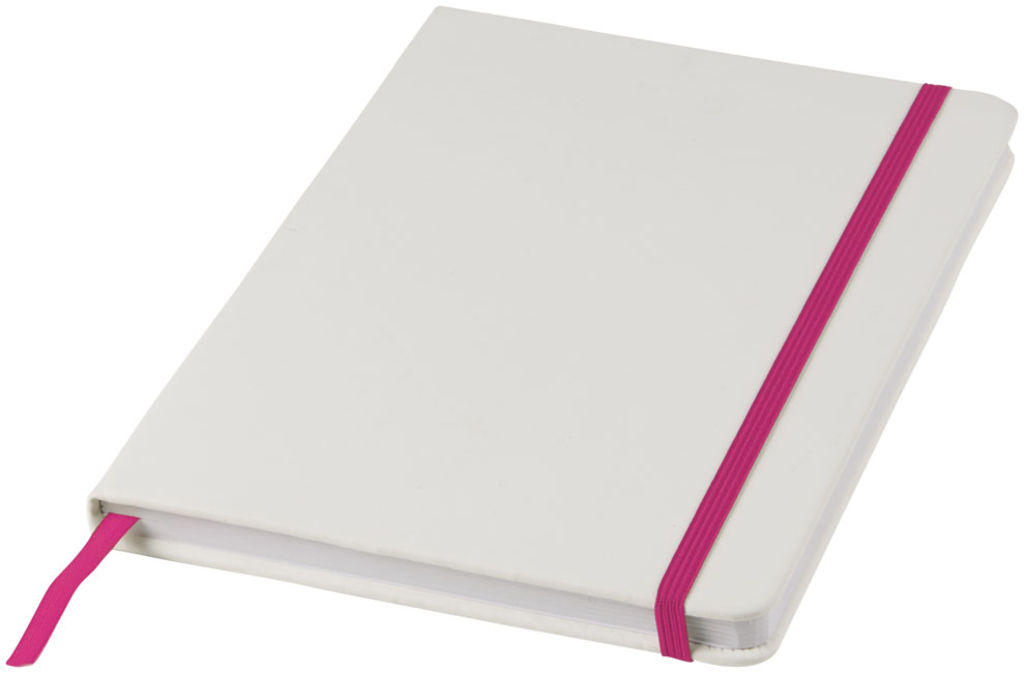 Блокнот Spectrum А5, колір білий, рожевий