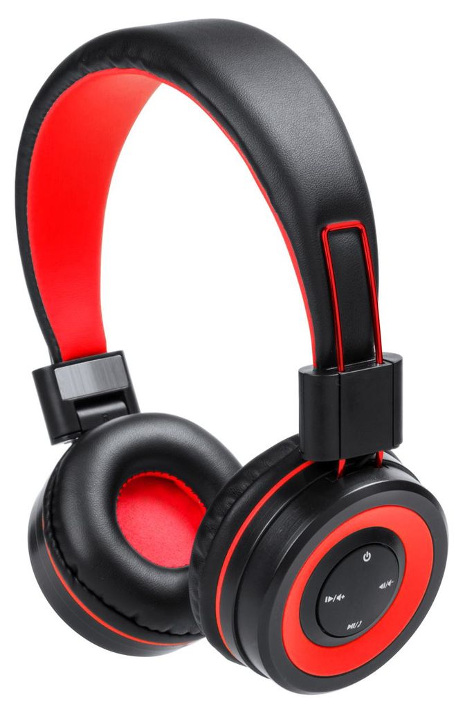 Навушники Bluetooth Tresor, колір червоний