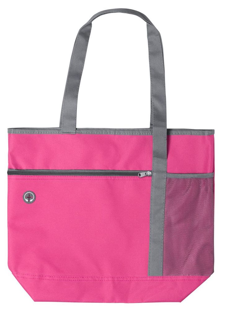 Пляжна сумка Daryan, колір рожевий