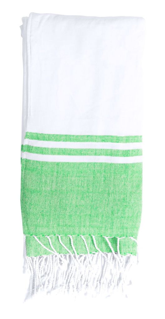 Пляжное полотенце Minerva, цвет лайм
